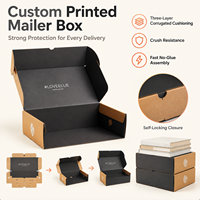 Boîtes pliables écologiques en carton ondulé recyclable pour l'expédition, design OEM, pour la logistique des boutiques en ligne