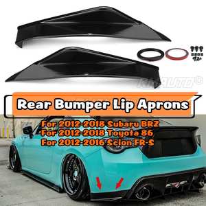 Kit de Carrosserie Noir Brillant Style STi TS : Lame de Pare-chocs Arrière, Extensions Latérales, Diffuseur et Splitter pour Subaru BRZ, Toyota 86, Scion FR-S - Product Image 1