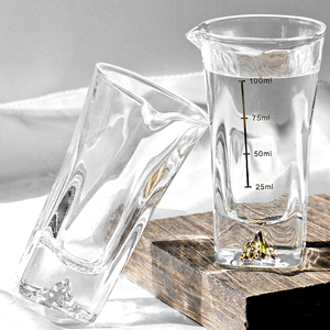 Decantador de Licor de Vidrio de 100 ml, de Alta Calidad, Precio Económico, Estilo Moderno y Lujoso, para Bar o Fiesta, Personalizado, Estilo Dorado, Pequeño - Product Image 5