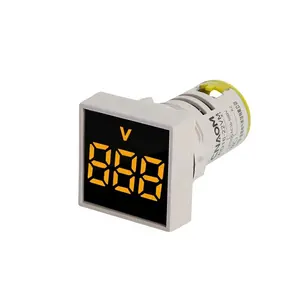 Wholesale cheaper AC 60-500V Voltmeter AD16-22VM Signal Light Digital Display indicator light