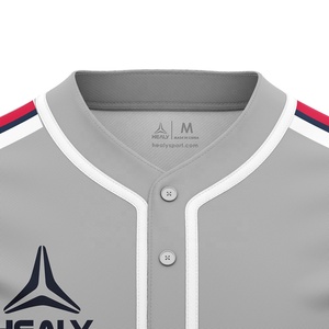 เสื้อเบสบอลลายทางไม่มีกระดุมฮิปฮอปใส่ได้ทั้งชายและหญิง - Product Image 4