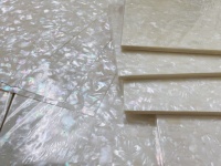 Feuille de nacre blanche de coquille de mer naturelle feuille d'ormeau de nouvelle-zélande pour l'artisanat d'art meubles décoration de la maison