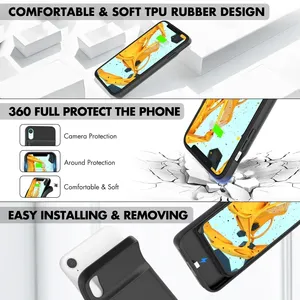 Funda Cargadora <span class=keywords><strong>de</strong></span> Batería Delgada <span class=keywords><strong>de</strong></span> 10000 mAh para <span class=keywords><strong>iPhone</strong></span> <span class=keywords><strong>XR</strong></span>, Carcasa con Batería Externa para <span class=keywords><strong>iPhone</strong></span> <span class=keywords><strong>XR</strong></span> - Product Image 6