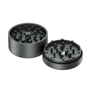 Vente chaude broyeur d'herbes nouveau Design 2024 63MM 3 pièces en gros fumer personnalisé aluminium métal manuel épices et broyeur d'herbes séchées - Product Image 3