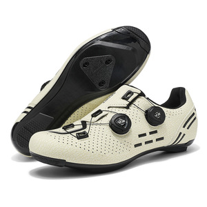 Nouvelles chaussures de cyclisme respirantes perforées <span class=keywords><strong>pour</strong></span> route et <span class=keywords><strong>VTT</strong></span>, unisexe, avec système de fixation sans clip, <span class=keywords><strong>pour</strong></span> la course - Product Image 3