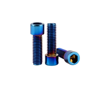 Bulloni di Precisione Gr5 M4 <span class=keywords><strong>M5</strong></span> M6 M8 Bulloni Esagonali Flangiati Anodizzati Bulloni in Titanio per Moto e Biciclette - Product Image 4