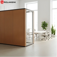 Paroi de séparation de bureau modulaire en acier et verre trempé Rolansini personnalisable – Panneau de séparation moderne pour atelier, école, hôpital – Intimité garantie