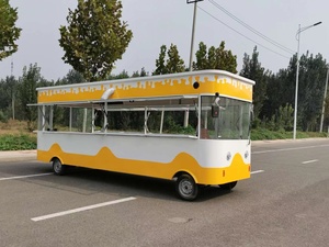 Carrito de Comida Móvil Multifuncional de Cuatro Ruedas para Hamburguesas, Aperitivos, Té con Leche y Otros Alimentos - Product Image 3