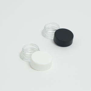 Cannacoast โหลแก้วเข้มข้นแบบกำหนดเองสำหรับเด็กหมวกพลาสติกสีขาว/ดำพิมพ์โลโก้ที่กำหนดเองสำหรับการดูแลผิวรอบดวงตาบนใบหน้าดอกไม้ - Product Image 1