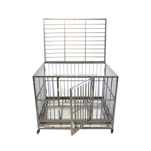 Puerta y Ventana Plegable de Hierro y Metal para Mascotas, <span class=keywords><strong>Apartamento</strong></span> para Animales Pequeños con Ruedas - Product Image 2