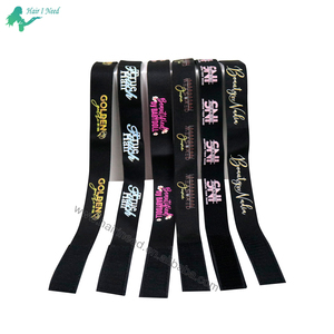 Logo personnalisé Bord Slayer Melt Band Frontal Wraps Lace Hair Band <span class=keywords><strong>Crochet</strong></span> réglable avec boucle Bande élastique pour perruques - Product Image 5