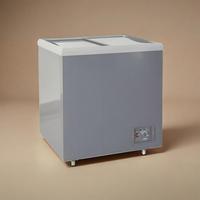 Utilisé Horizontal Top Open Deep Chest Deux Portes en Verre Réfrigérateur et Congélateur 150l -25 ° c à-10 ° c