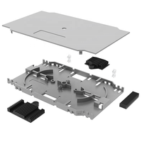OTRANS Plateau d'épissure à fibre optique indépendant monocouche Plaque de soudure de type U Support de joint froid Tube thermorétractable détachable pour FTTH