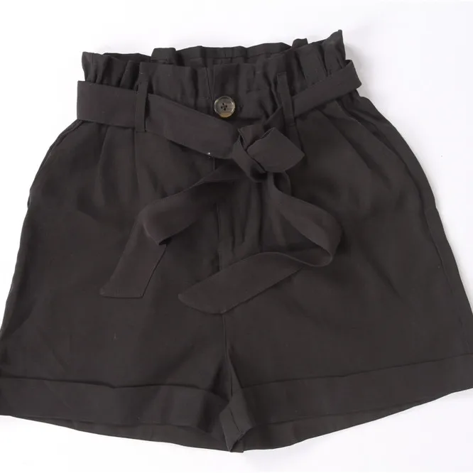 Stockpapa Ladies cheap garments surplus Cool fashion shorts black shorts pants for women