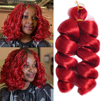 Tresses courtes en spirale Goddess Braids, cheveux synthétiques pour femme noire, 12 pouces, cheveux à tresser bouclés style italien