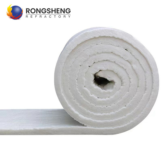 3000F Ceramic Fiber Blanket Polycrystalline Wool Needled Thermal Insulating Blanket Fireproof Material Alumina Fiber Blanket