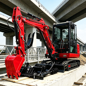 Offre Spéciale : Mini-Excavatrice 3,5 Tonnes avec Moteur V1505, Cabine Climatisée, Hydraulique, sur Chenilles, Faible Consommation - Product Image 4