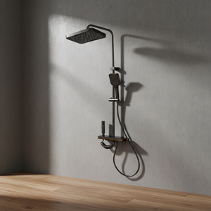 <span class=keywords><strong>Kit</strong></span> de <span class=keywords><strong>Ducha</strong></span> Empotrable Todo en Uno con Control Termostático y Cabezal de Lluvia Delgado para un Uso Seguro - Product Image 1
