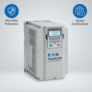 Variateur de fréquence PowerXL DF1 DF1-343D0NB-C20CS1 standard avec communication Modbus/ProfiNet/EtherCAT 380V IP20 - Product Image 6