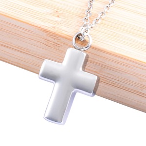 Collier pendentif croix en acier inoxydable pour urne à cendres avec conteneur, bijou commémoratif pour cendres, accessoires de crémation, cadeau - Product Image 5