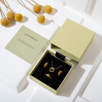 Boîtes d'emballage cadeau pour bijoux Lionwrapack OEM avec logo personnalisé imprimé, tiroir coulissant en papier, pour boucles d'oreilles, bagues, colliers, ensembles de bijoux