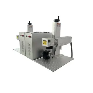 2024 beliebtes produkt 20 w 30 w 50 w 60 w tragbare mini-faserlaser-markierungs-gravurmaschine mit metallknopf-design