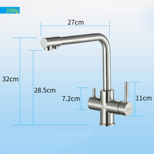 Sus 304 In Acciaio Inox Spazzolato Nichel 3 way lavello della cucina purificata bere <span class=keywords><strong>acqua</strong></span> del <span class=keywords><strong>rubinetto</strong></span> filtro - Product Image 5