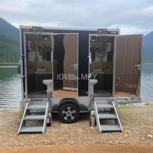 Remolques de Baño Móviles de Lujo para Exteriores, Precio de Fábrica 2025, Fabricantes de Remolques con Inodoros Portátiles en Venta - Product Image 1