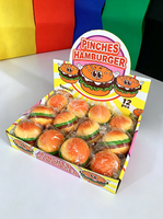 Jouet Squishy Géant Hamburger Réaliste, Jouet Anti-Stress à Presser pour Filles et Garçons en Mousse PU