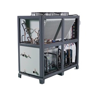 Machine de refroidissement industrielle à haute efficacité, compresseur, pompe et condenseur entièrement fermés, personnalisation 3-50HP