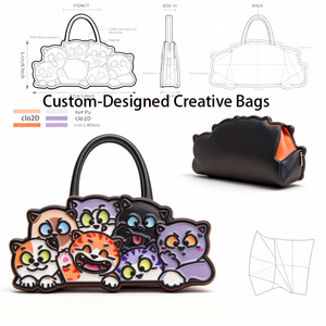 Customizable <strong>Animal</strong> Shaped Ita <strong>Bag</strong> Unique <strong>Design</strong> Support Small Batch Orders Personalized Irregular Women Handbag - Product Image 4