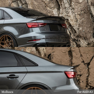 สปอยเลอร์หลังทรง M4 สำหรับ A3 S3 RS3 8V วัสดุคาร์บอนไฟเบอร์ลายรังผึ้งแท้ ปี 2013-2020 - Product Image 6