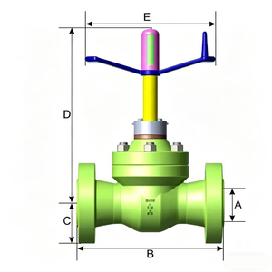 Válvula de Compuerta 6A 7500 PSI, Estilo Demco, de Acero Forjado, Soldadura a Tope, para Cabeza de Pozo en Perforación Petrolera - Product Image 5