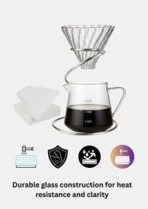2026 Travel Coffee Bag Outdoor Camping Accessories Waterproof Manual Pour Over Coffee <b>Maker</b> Set Gift Box Coffee Set - Product Image 3