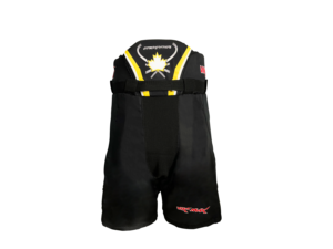 Pantalon de hockey sur glace VIK-MAX 2026 noir en nylon, réglable, pour compétition, short de protection adulte avec fermeture auto-agrippante - Product Image 5