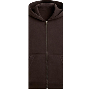 Sweat à capuche d'hiver pour femme, personnalisable avec logo frontal, 100% coton molletonné 300g, respirant, séchage rapide, décontracté, sport - Product Image 3