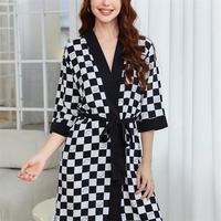 Vêtements de nuit pour filles sexy Robe de nuit sexy Dormir Chemises de nuit noires transparentes pour femmes