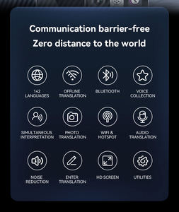 Dispositivo <span class=keywords><strong>Traductor</strong></span> <span class=keywords><strong>de</strong></span> Idiomas Sin Conexión a Internet, M80 ChatGPT Traducción Instantánea Bidireccional en Tiempo Real con IA - Product Image 4