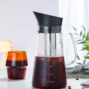 Inne — infuseur à <span class=keywords><strong>thé</strong></span> étanche avec bec, 34oz, pour brassage à froid, <span class=keywords><strong>Carafe</strong></span> en verre, avec filtre amovible en acier inoxydable - Product Image 3
