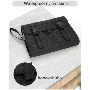 Trousse de Toilette de Voyage Imperméable en Tissu Oxford pour Hommes et Femmes – Rangement pour Articles de Rasage et Maquillage - Product Image 5