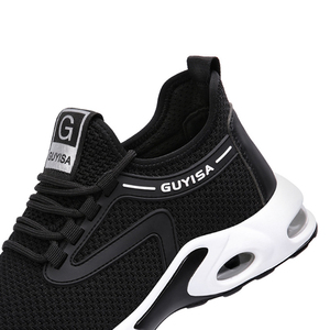 أحذية رياضية جديدة مريحة خفيفة الوزن من الفولاذ للرجال والنساء مضادة للسحق ومقاومة للثقب ، أحذية رياضية للعمل للحماية - Product Image 4