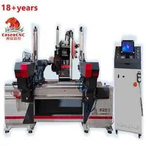 מכונות עיבוד עץ אוטומטיות של cosen כרסום חרטת עץ cnc מכונת מחרטת עץ לעץ