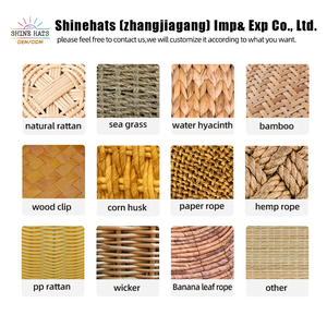 Shinehats 2025 OEM PP plastique cuisine organisateur panier de rangement tissé à la main alimentaire et blanchisserie couvercle cadeau panier bambou rotin osier - Product Image 4