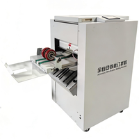 Máquina Plegadora de Papel Semiautomática WS-1701, Máquina Comercial para Plegar Documentos para Impresión Digital y Centros de Copiado