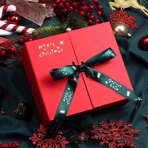 Boîte cadeau pliante de Noël en papier ondulé de luxe, pour parfum et bijoux, boîte cadeau colorée - Product Image 5
