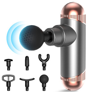 Nuevo Diseño, Mini Pistola de Masaje Profesional Recargable, 6 Cabezales, Masajeador Potente, Pistola de Masaje Facial de Tejido Profundo - Product Image 5