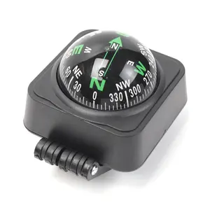 Self-Adhesive Mount Ball Shaped Compass For Car Mini Compass for Car Marine Boat Ship, Delicate Design Compass Guide Balls