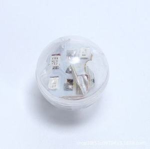 HAPU Factory Direct Sale LED Balloon <b>Luminous</b> Lights Accessories No-Waterproof Flashing Glowing Red and Blue <b>Ball</b> Lights Parts - Product Image 2