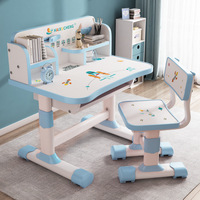 Ensemble table et chaise d'étude réglables en hauteur pour enfants, mobilier moderne pour la maison, ensemble bureau et chaise scolaire individuels