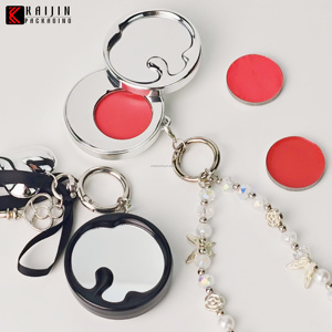 <span class=keywords><strong>Estuche</strong></span> <span class=keywords><strong>de</strong></span> bálsamo labial 4G con envase reemplazable, <span class=keywords><strong>estuche</strong></span> para lápiz labial, brillo labial, colorete, crema labial, polvo, sombra <span class=keywords><strong>de</strong></span> ojos con placa <span class=keywords><strong>de</strong></span> hierro - Product Image 2